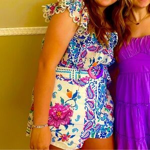 FARM RIO ROMANTIC BANDANAS FULL SET *SHORTS, BELT, and TOP* 🌺